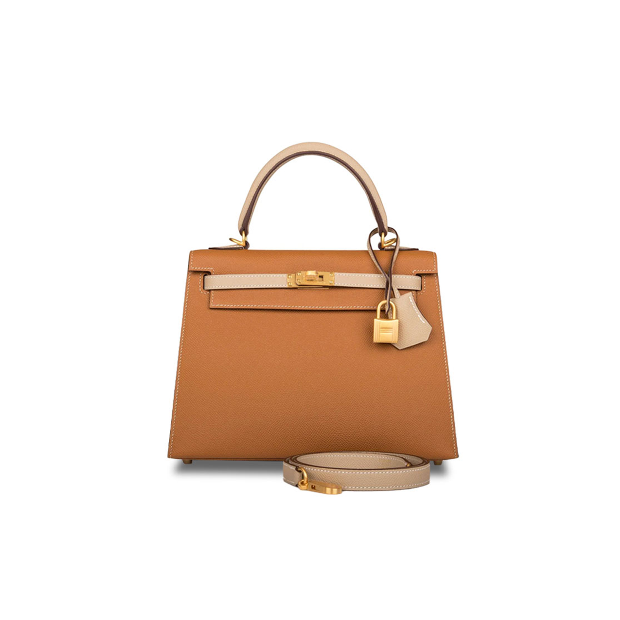 H**mes master kelly 32 gold and trench brushed gold hardware (32*23*10.5cm)